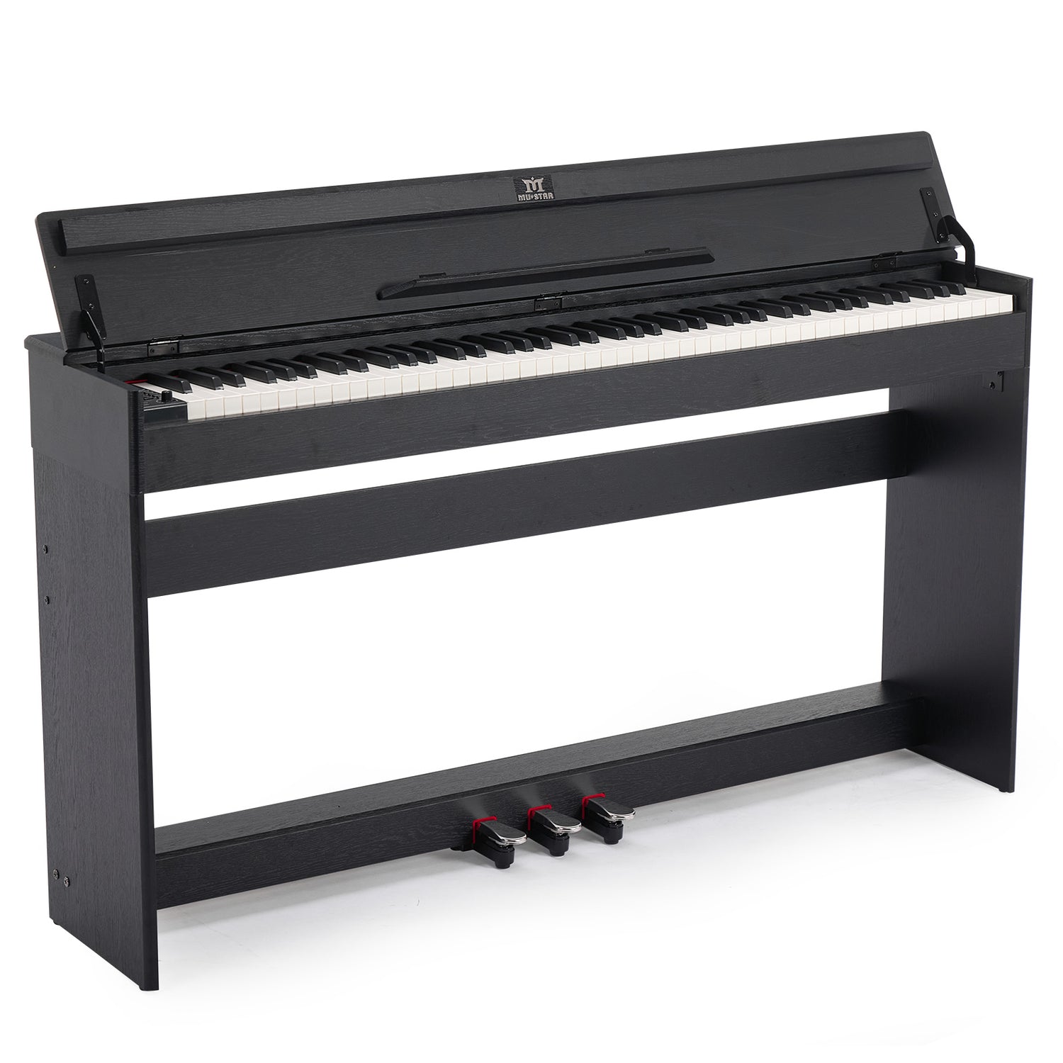 MUSTAR MDP-1000/1100, 88-tasten Stehendes Digitalpiano, Halbgewichtete Tastatur, 3 Pedale, FSC-zertifizierte Holztastatur für Anfänger